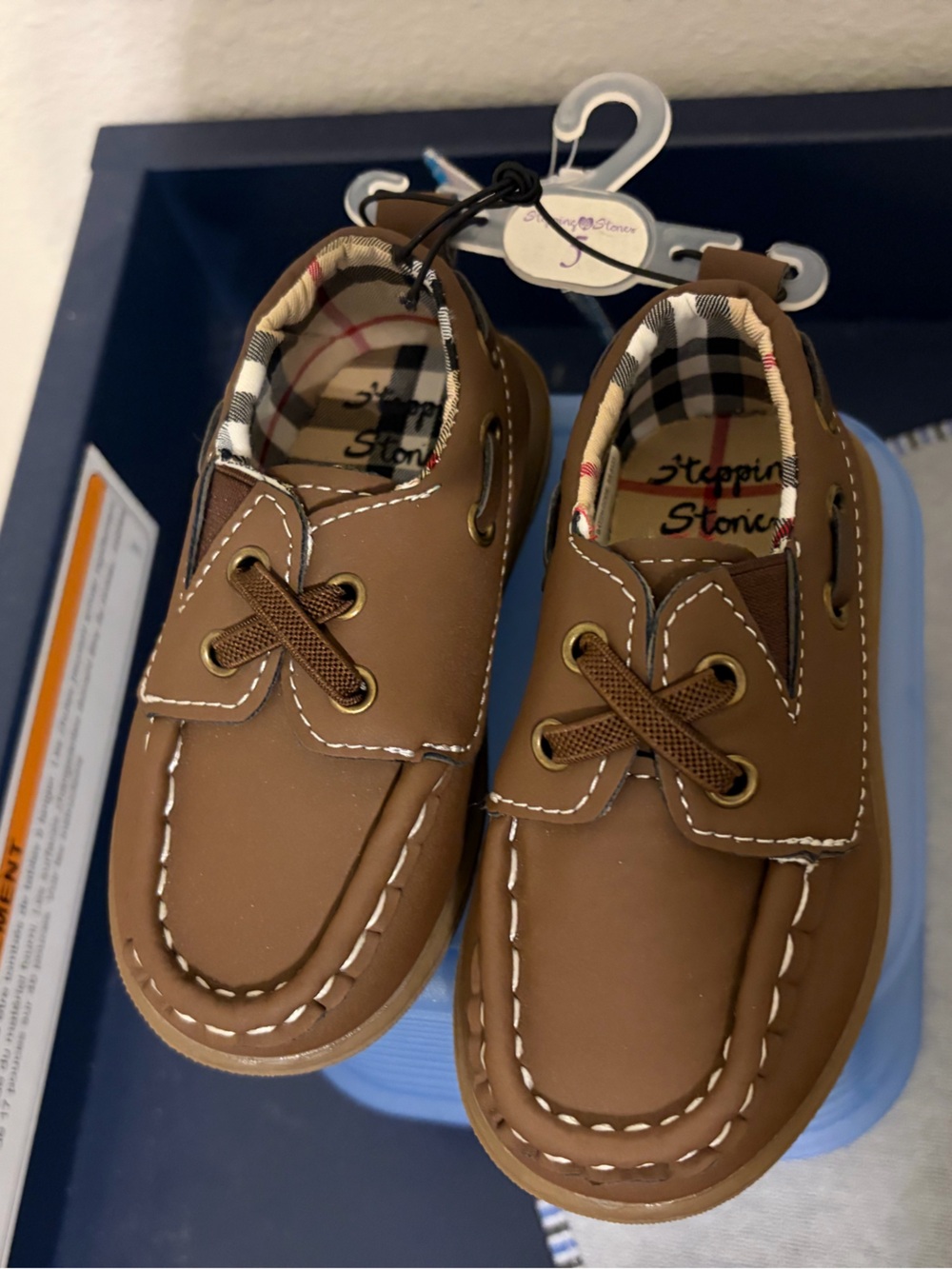 Stepping Stones Kids Boat Shoes 👞 size 5 - NWT